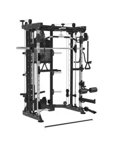Binom Steel Force B9 Multigym, Charge de disque à double poulie, Power Rack, Multipower et accessoires