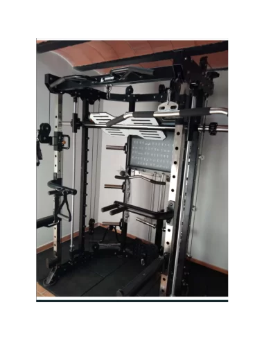 Binom Steel Force B9 Multigym, Charge de disque à double poulie, Power Rack, Multipower et accessoires 