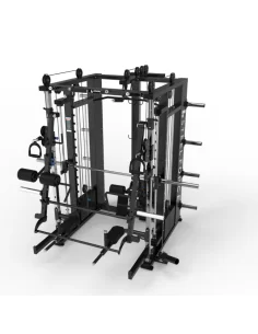 Binom Steel Force Multigym B22 avec 300Kg Poulie Multipower Haute / Basse, Presse jambes, Power rack, Abs, Bras mobiles, Fonds e 2