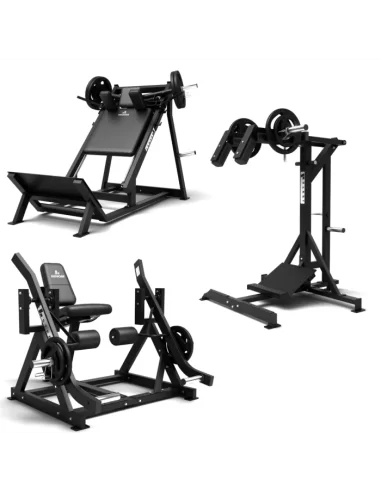 Binom Steel Pack x3 Gym Professionnel Levier Bas du Corps  