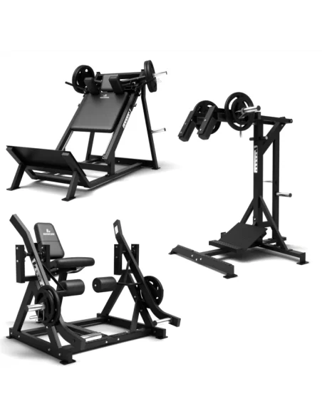 Binom Steel Pack x3 Gym Professionnel Levier Bas du Corps  