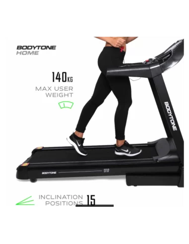 Bodytone DT-17 Plus Cinta de Correr con Interactividad + Compatibilidad Kinomap, Zwift y MyBodytone 