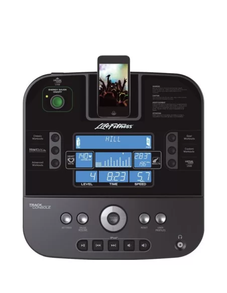 Life Fitness Vélo droit C1 avec console GO 