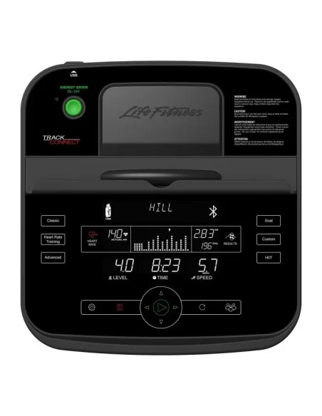 Life Fitness C1 Vélo Vertical Track Connect (Bluetooth et Apps Interactives) 