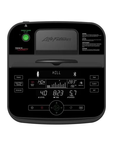 Life Fitness C3 Track Connect Vélo Vertical (Bluetooth et Apps Interactives) 