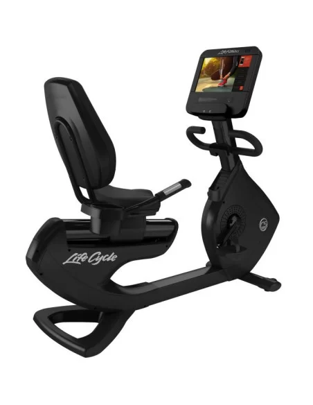Life Fitness Platinum Discover SE3 HD Vélo Allongé - Black Onyx 
