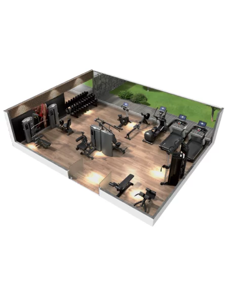 Binom Pack 01 Gimnasio Cardio + Musculation 