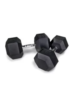 Pack Rack + Haltères Hexagonales Caoutchouc 12,5-35 kg  2
