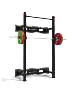 Binom Rawsteel BRS02 Support de Squat Pliable avec Barre de Traction