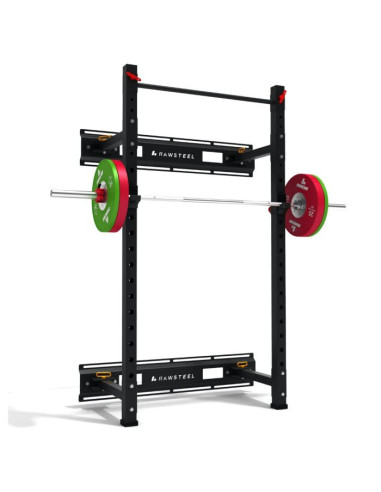 Binom Rawsteel BRS02 Support de Squat Pliable avec Barre de Traction 