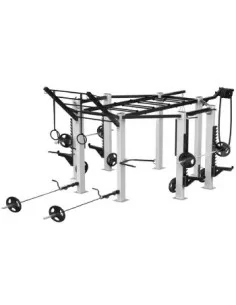 Cage Hexagonale THA Multi  Ellipse Fitness-Home-musculation-Pas cher