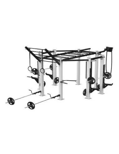 Cage Hexagonale THA Multi  Ellipse Fitness-Home-musculation-Pas cher