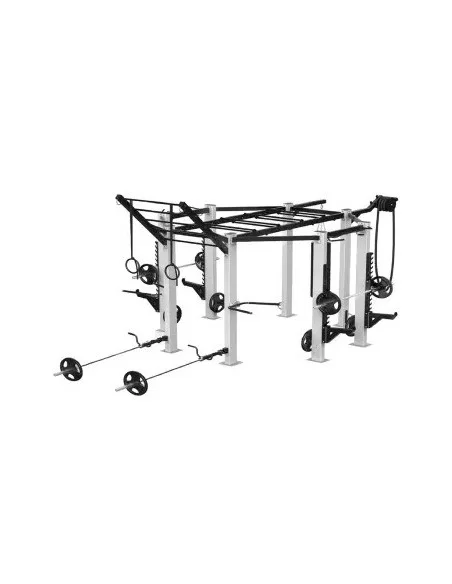 Cage Hexagonale THA Multi  Ellipse Fitness-Home-musculation-Pas cher