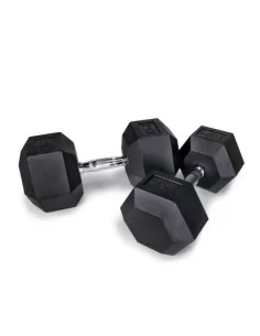AFW Set d'Haltères Hex 12.5kg – 35kg (10 paires) + Rack  2