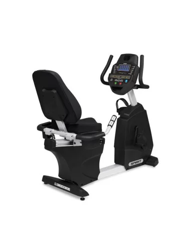 Spirit Fitness CR800 Vélo Allongé Noir - Nouveau Modèle 