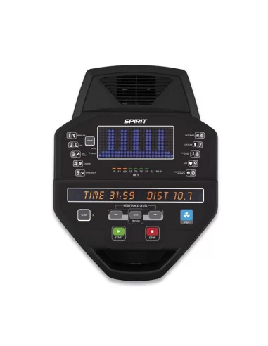 Spirit Fitness CU800 Vélo Vertical Noir - Nouveau Modèle 