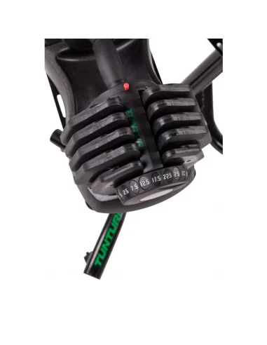 Tunturi Haltères Réglables 25kg + Rack 