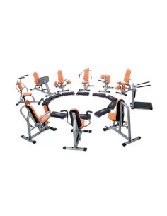 Full Hydraulicline Set for Circuit Workout - Black - inSPORTlin  2