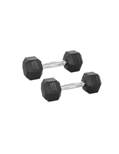 Hex Dumbbell Set inSPORTline Hexsteel 2 x 3-40...