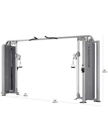 Crossover Pulleys Two-Stack Jungle Gym Steelflex JG2000 - inSPORTlin