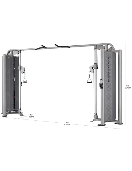 Poulies vis a vis Jungle Gym Steelflex JG2000