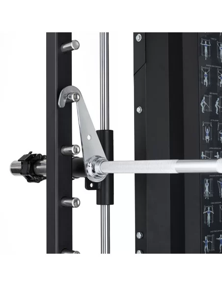 SMITH MACHINE MULTIFONCTION AVEC COLONNE DE POIDS