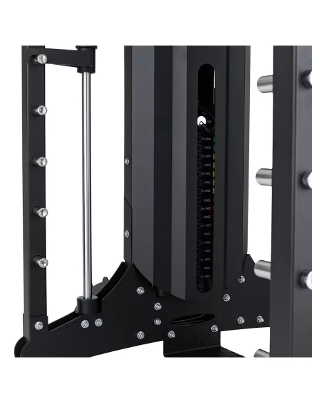SMITH MACHINE MULTIFONCTION AVEC COLONNE DE POIDS