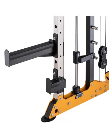 Rack multifonction avec smith machine plate loaded