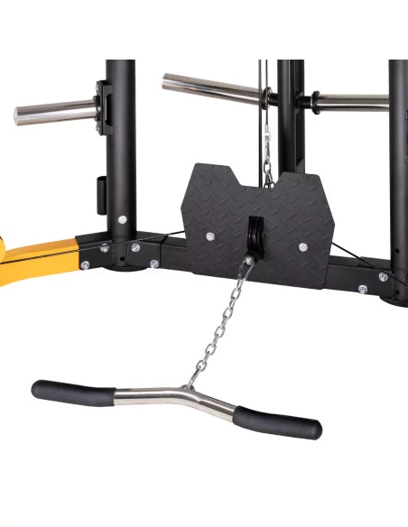 Rack multifonction avec smith machine plate loaded