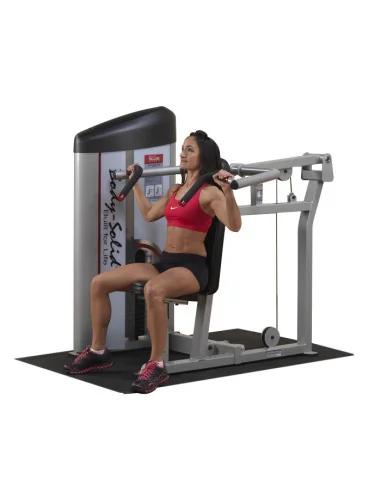 Poste Pectoraux et Épaules - SHOULDER PRESS 140 KG BODYSOLID CLUB LINE 