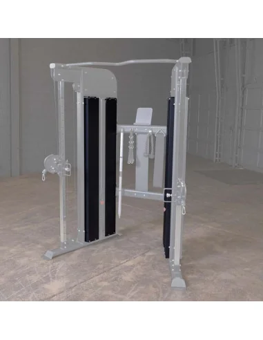 Postes Isolés - BODYSOLID FUNCTIONAL TRAINING CENTER 2 X 75KG AVEC COUVERCLES DE PROTECTION BODYSOLID 