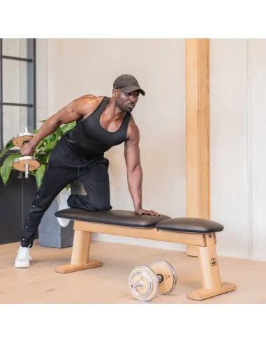 Haltères - WEIGHTPLATE TOWER EN FRÊNE FINITION CLUB SPORT NOHRD 