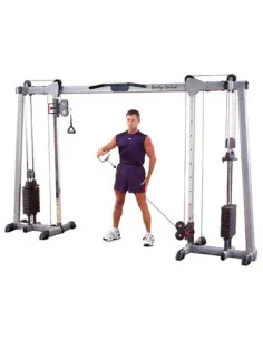 Poste Pectoraux et Épaules - DELUXE CABLE CROSS OVER BODYSOLID 