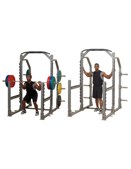 Cage à Squat - CAGE À SQUAT MULTI-FONCTIONS BODYSOLID CLUB LINE 