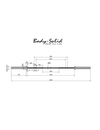 Accessoires de Musculation - BARRE...