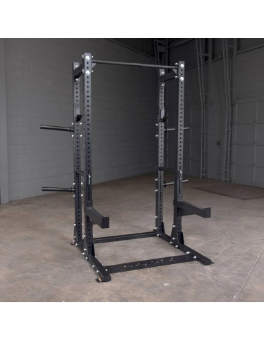 Appareil de Musculation - COMMERCIAL HALF RACK WITH BACK BODYSOLID CLUB LINE