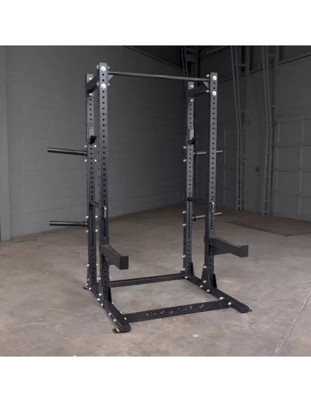 Appareil de Musculation - COMMERCIAL HALF RACK WITH BACK BODYSOLID CLUB LINE