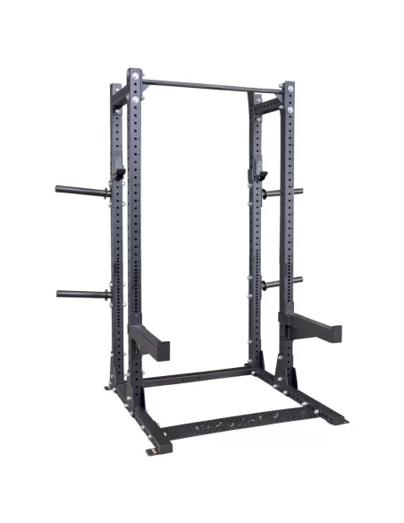 Appareil de Musculation - COMMERCIAL HALF RACK WITH BACK BODYSOLID CLUB LINE