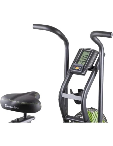 Vélo Air Bike avec ventilateur ultra performant à résistance à air - Programmes par intervalles multiples 