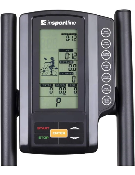 Vélo Air Bike avec ventilateur ultra performant à résistance à air - Programmes par intervalles multiples 