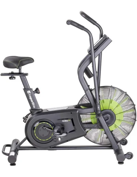 Vélo Air Bike avec ventilateur ultra performant à résistance à air - Programmes par intervalles multiples 