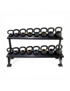 LOT DE PAIRES DE KETTLEBELLS 4KG-24KG  + SUPPORT OFFERT 2