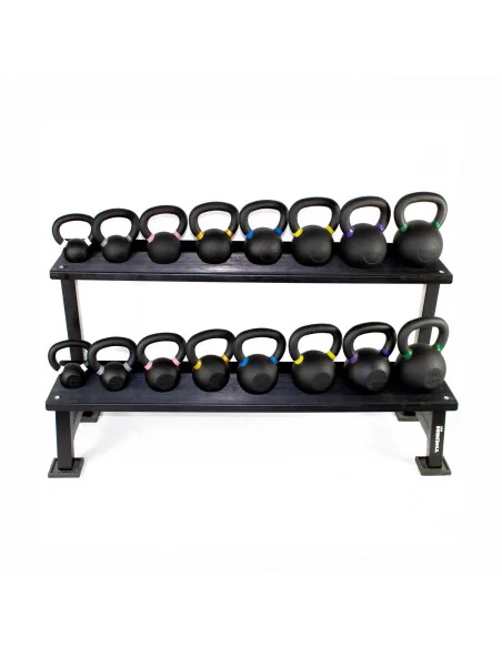 LOT DE PAIRES DE KETTLEBELLS 4KG-24KG  + SUPPORT OFFERT