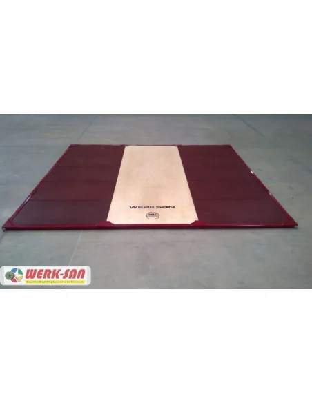 WERKSAN PLATEAU HALTEROPHILIE IWF TRAINING PLATFORM 3*2,5 METRE