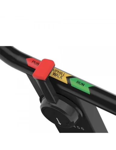 Tapis de course avec surface de course incurvée TOORX Professionnel RACE-CROSS-PRO 