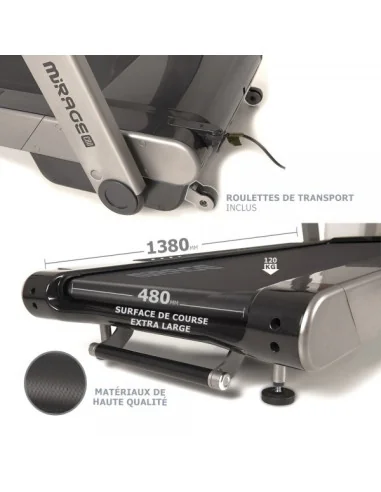 Tapis de course connecté et pliable TOORX MIRAGE-C80 