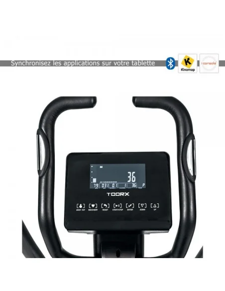 Vélo elliptique ergomètre connecté TOORX Semi-Pro Chrono Pro Line ERX-3000 