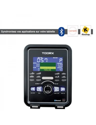 Vélo d'appartement semi-allongé ergomètre TOORX Chrono Line BRX-R300ERGO 