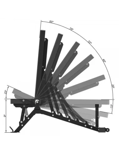 Banc de musculation réglable TOORX Vertical WBX-700 