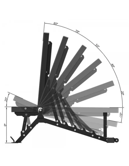 Banc de musculation réglable TOORX Vertical WBX-700 